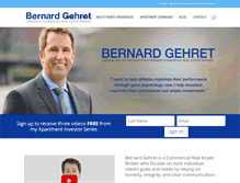 Tablet Screenshot of bernardgehret.com